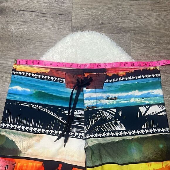 Hang Ten Mens Swim Trunks Size XL Board Shorts Lined Hawaiian Babymoon - Picture 10 of 13